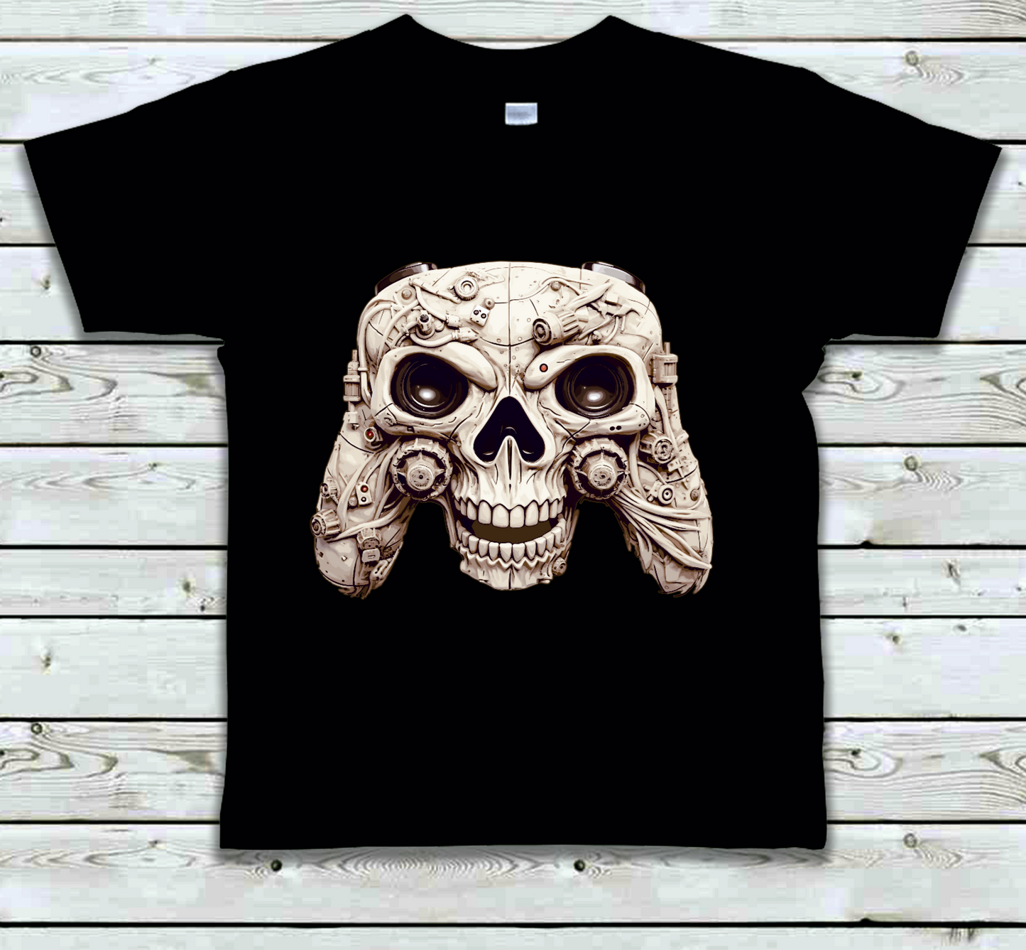 Mens T-shirt Classic Gamer Skull