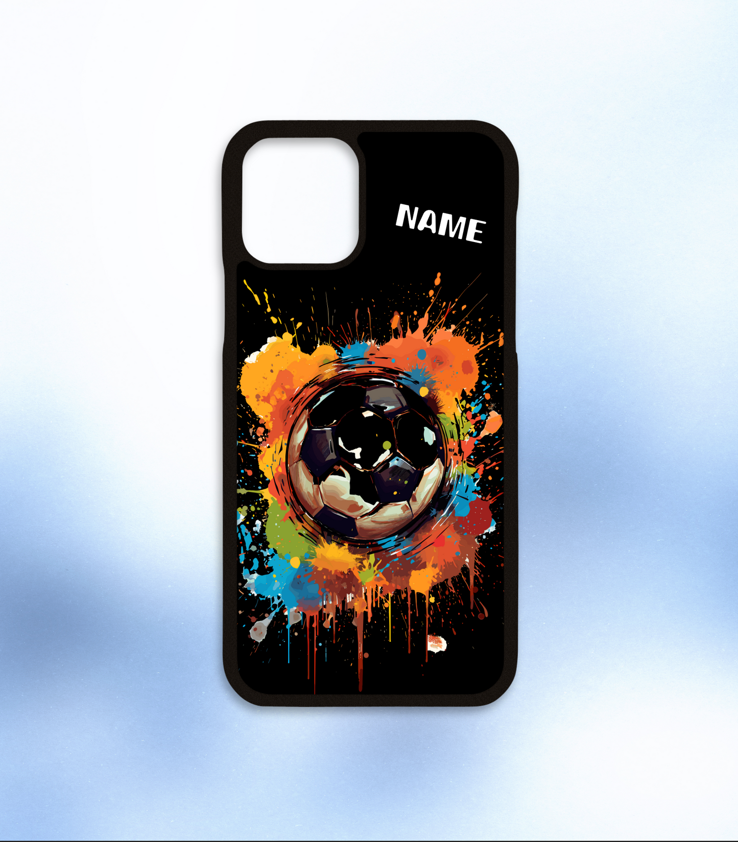 Personalised iPhone case football splash 2