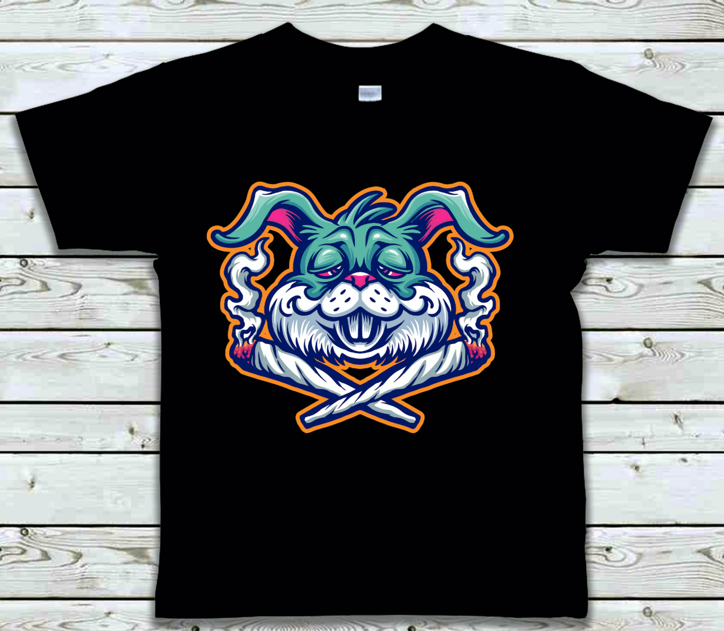 Mens T-shirt Naughty Rabbit