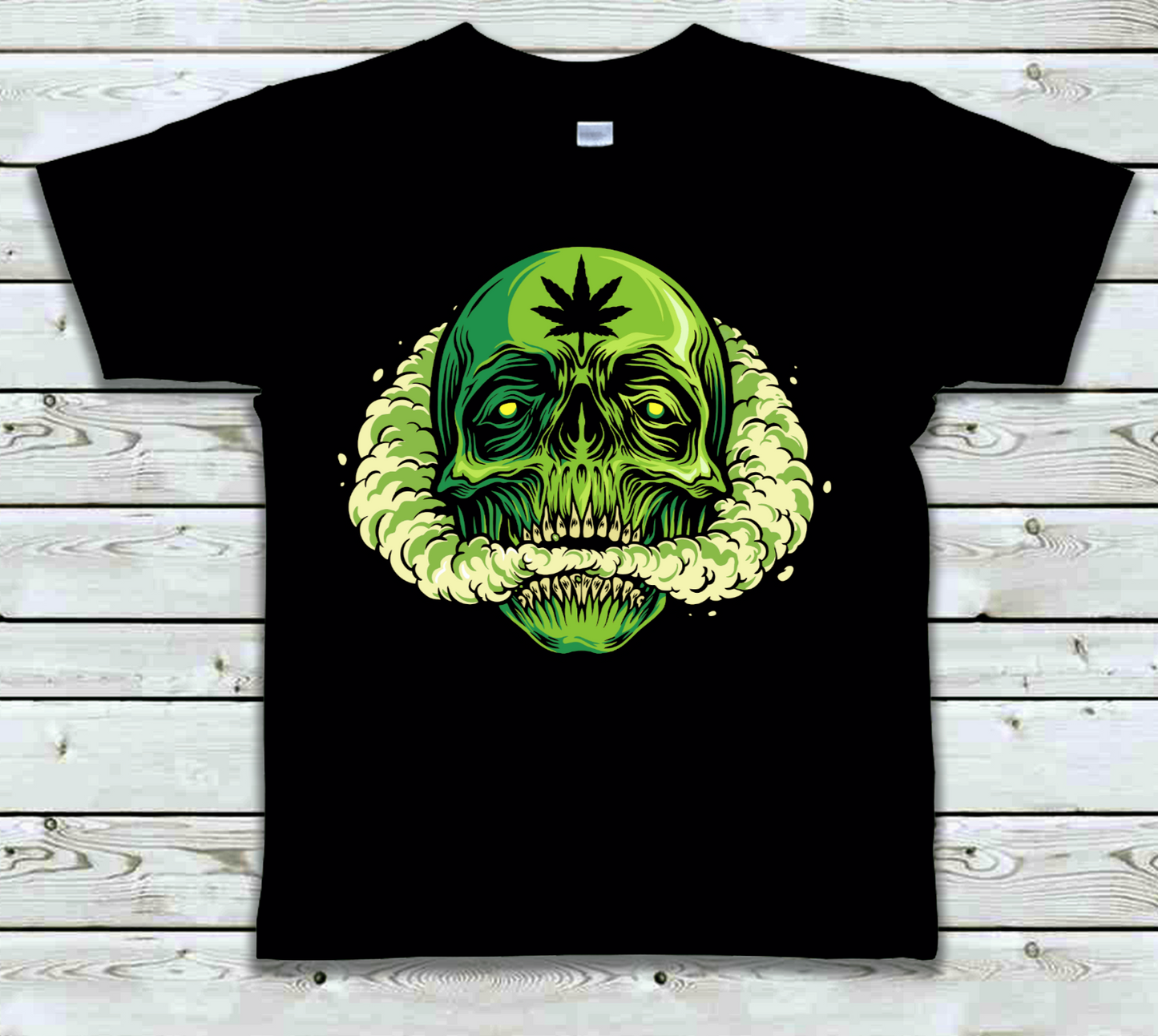 Mens T-shirt Naughty Skull