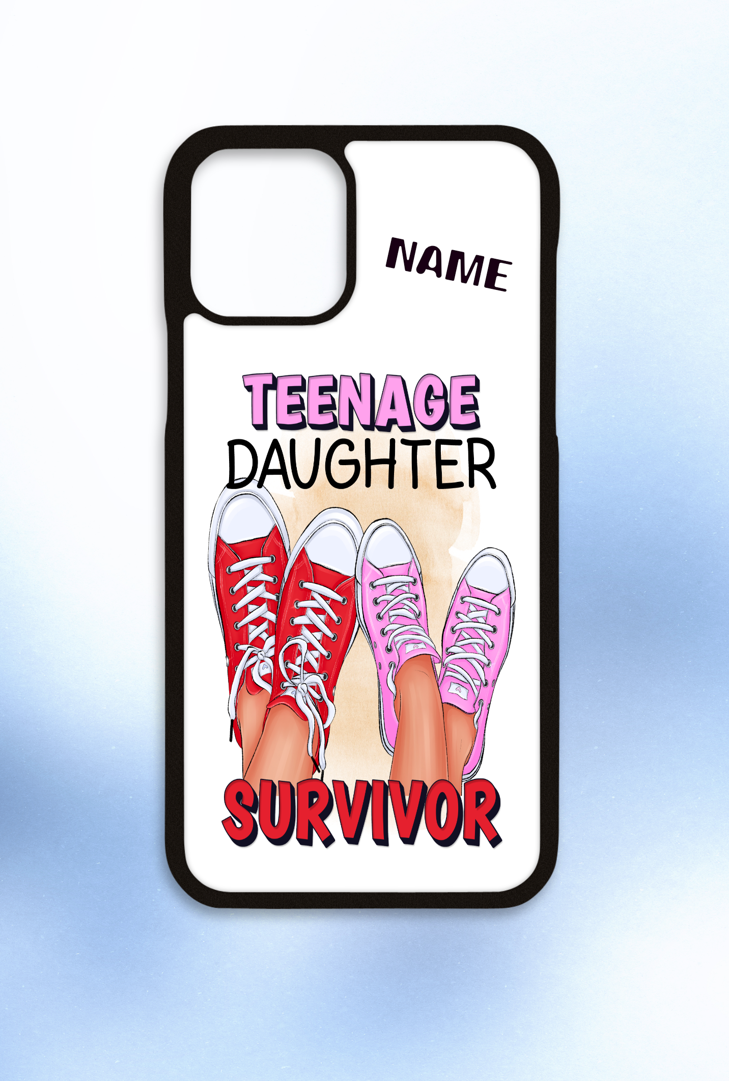 Personalised iPhone case Teenage daughter survivor