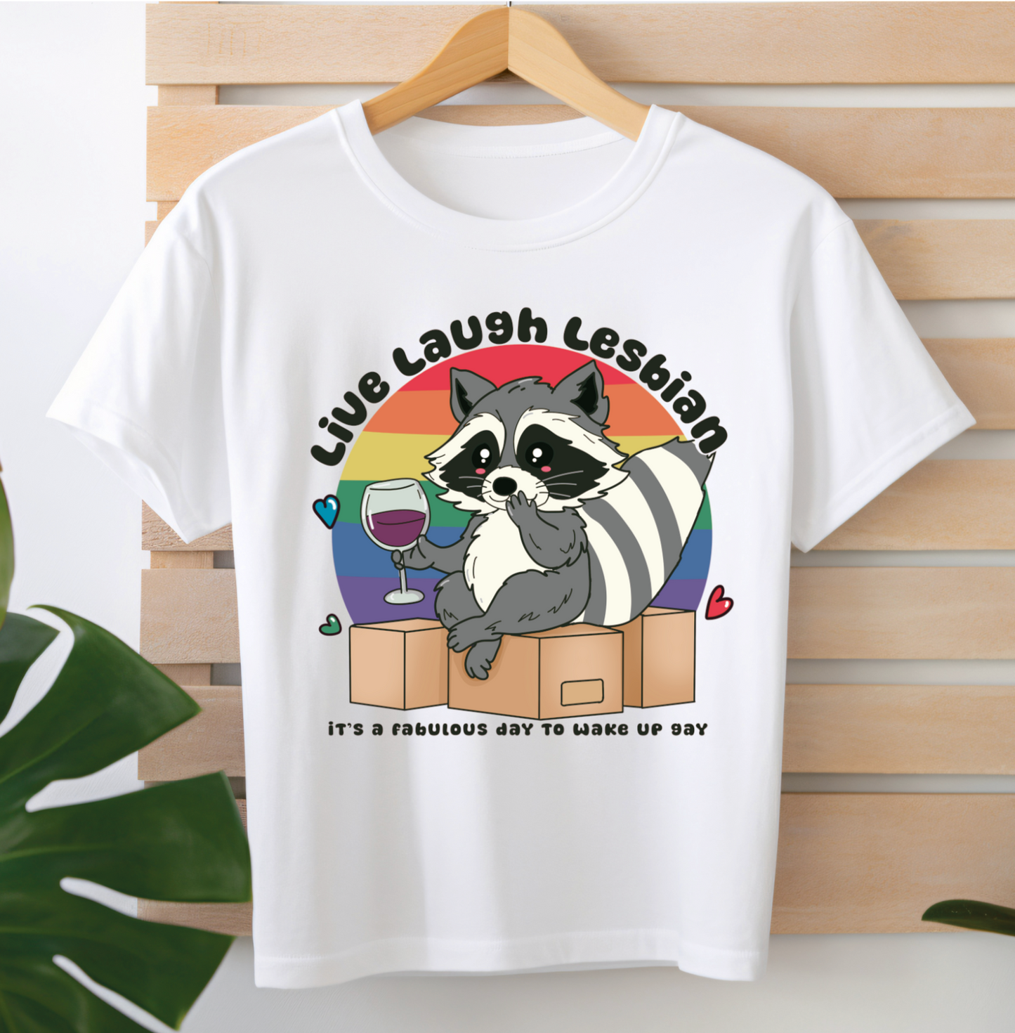 Pride T-shirt LGBT Live laugh