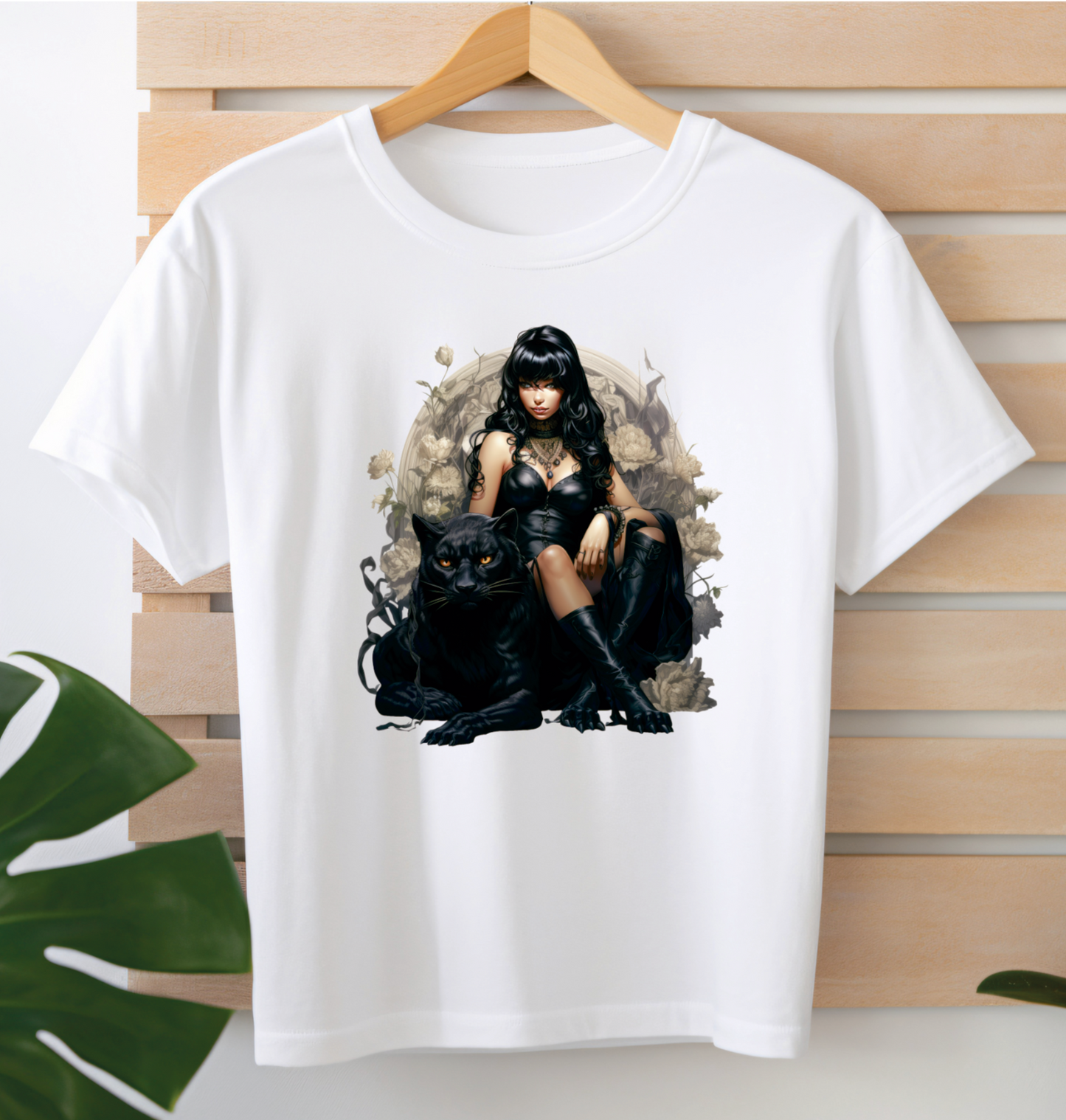 Mens T-shirt Black Panther Girl