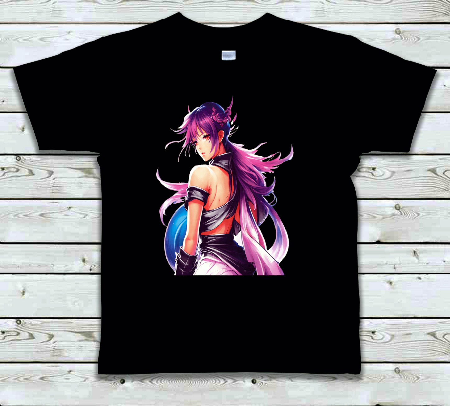 Mens T-shirt Anime Girl