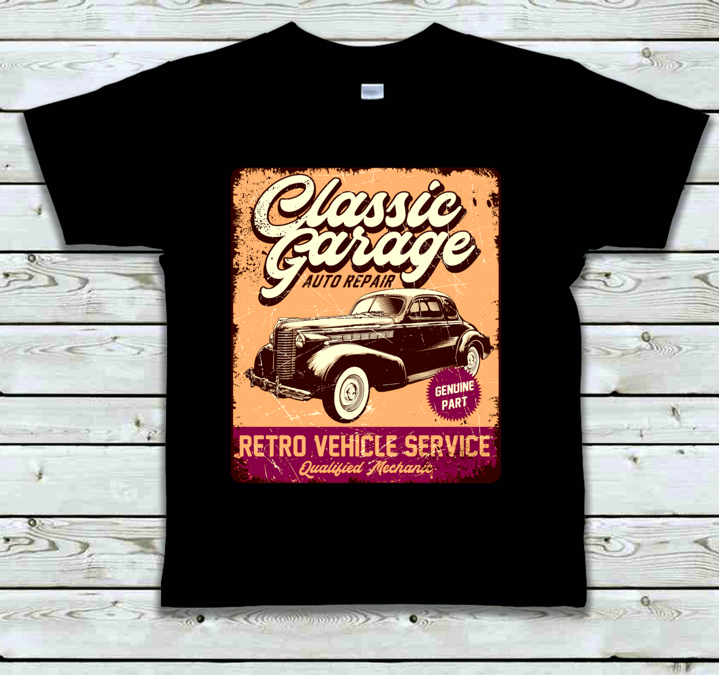 Mens T-shirt Classic Garage