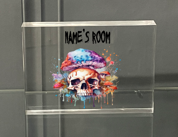 Personalised Photo Block Skull 21