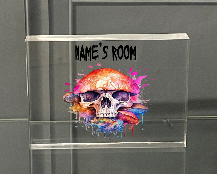 Personalised Photo Block Skull 22