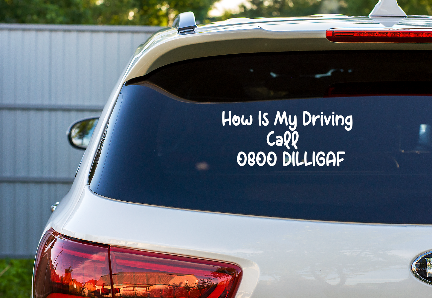 Car Decal How Is My Driving 18