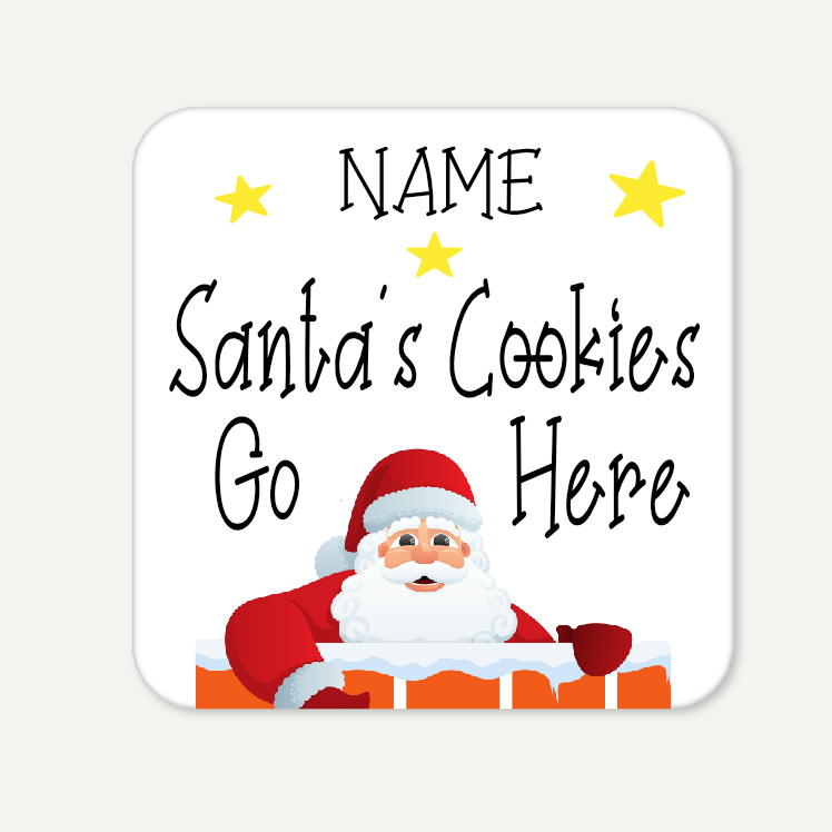 Personalised Drink Coaster Christmas 100