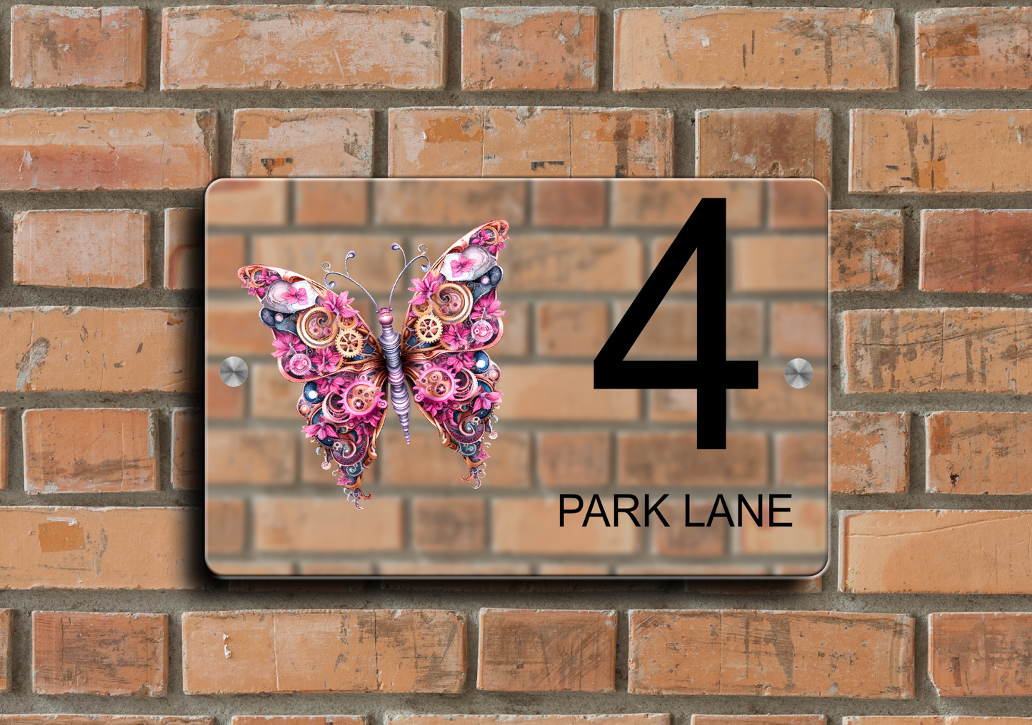 Door Sign Butterfly 39