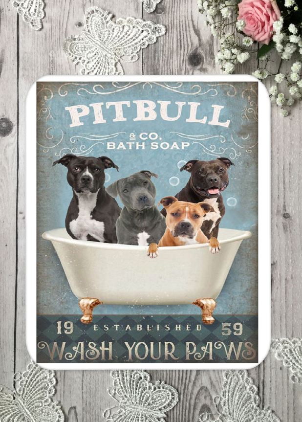 Pitbull Aluminium Sign 02