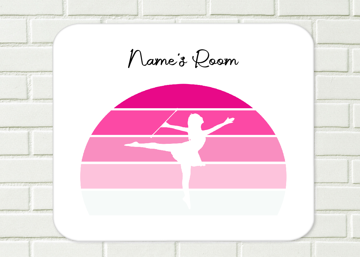 Personalised Baton Twirler Aluminium Sign 10