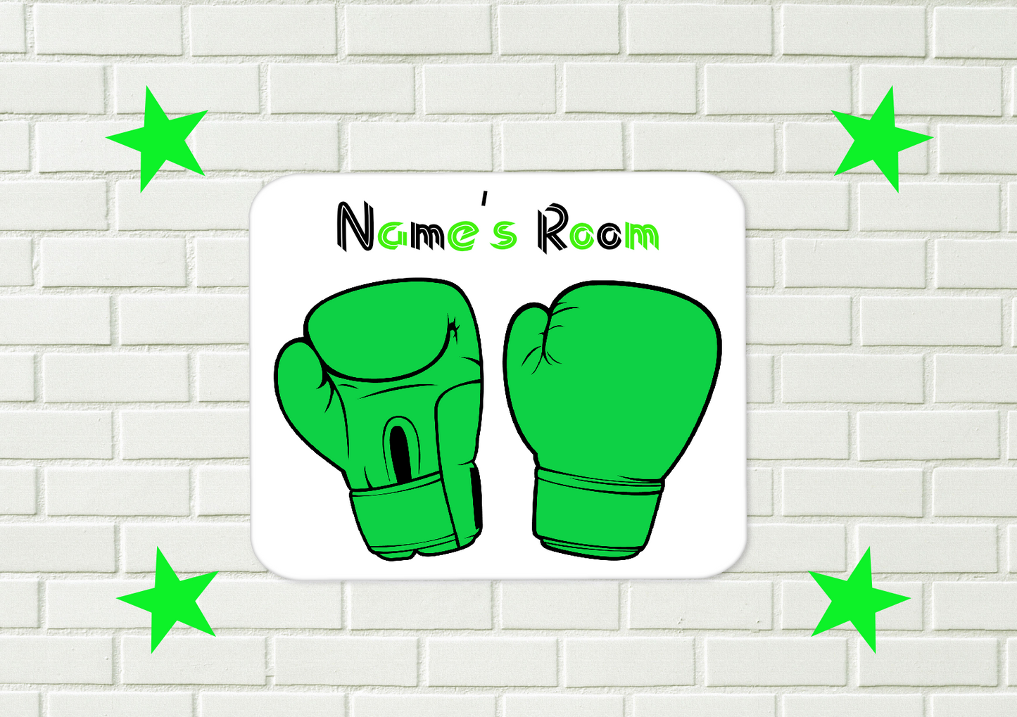 Personalised Boxing Aluminium Sign 15