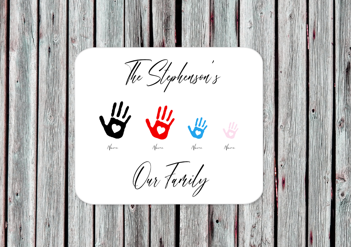 Personalised Family Aluminium Sign 27