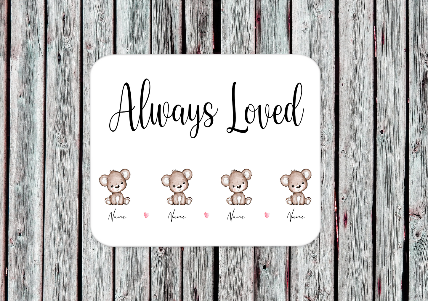 Personalised Family Aluminium Sign 33