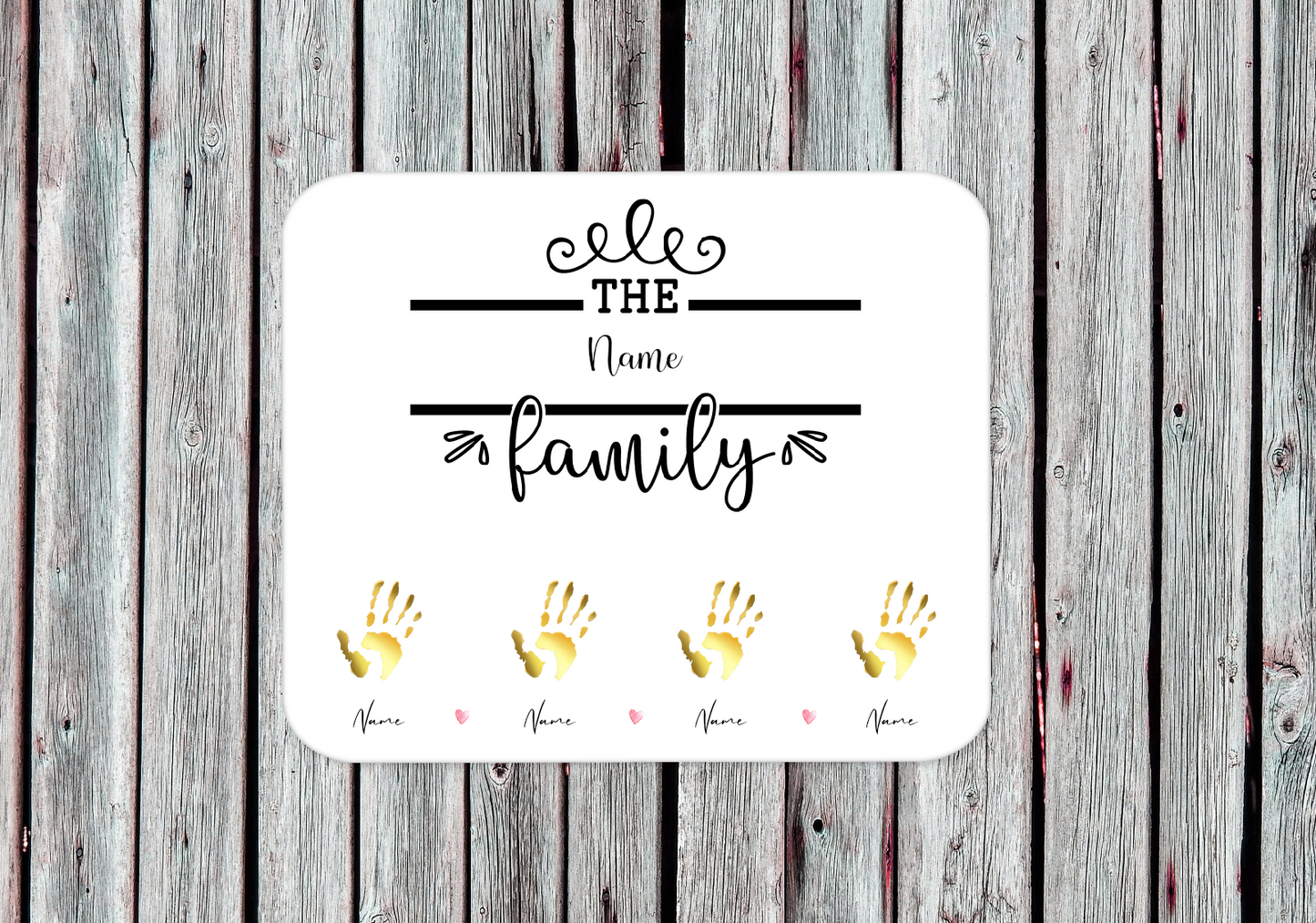 Personalised Family Aluminium Sign 34