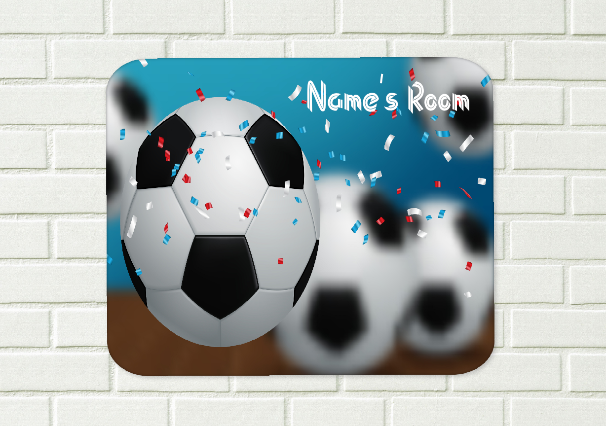 Personalised Football Aluminium Sign 38