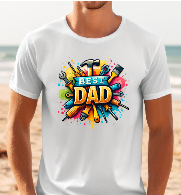 Mens T-shirt Best Dad