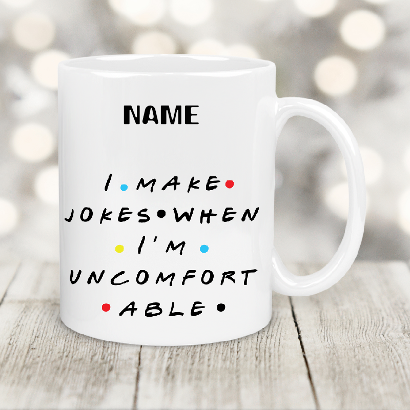 Personalised Gift Cup I Make Jokes 111