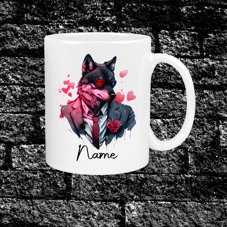 Personalised Gift Cup Wolf 25