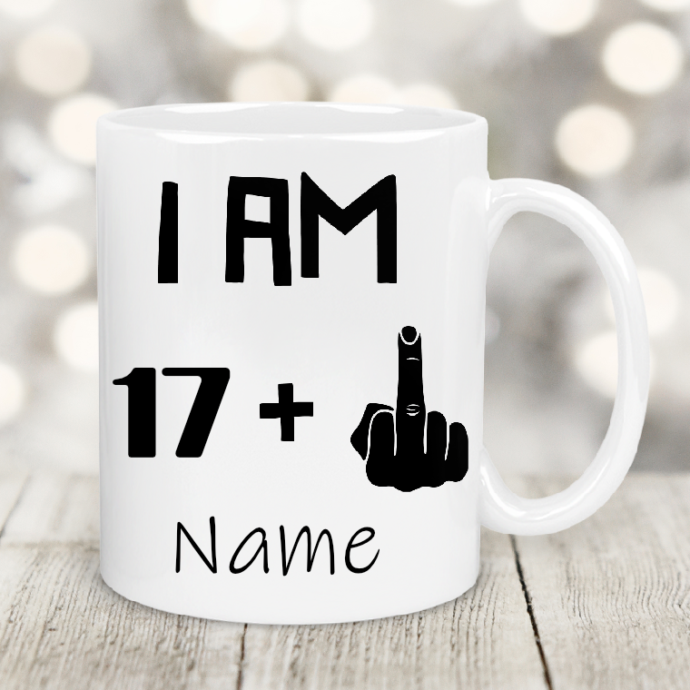 Personalised Gift Cup 18th birthday 33