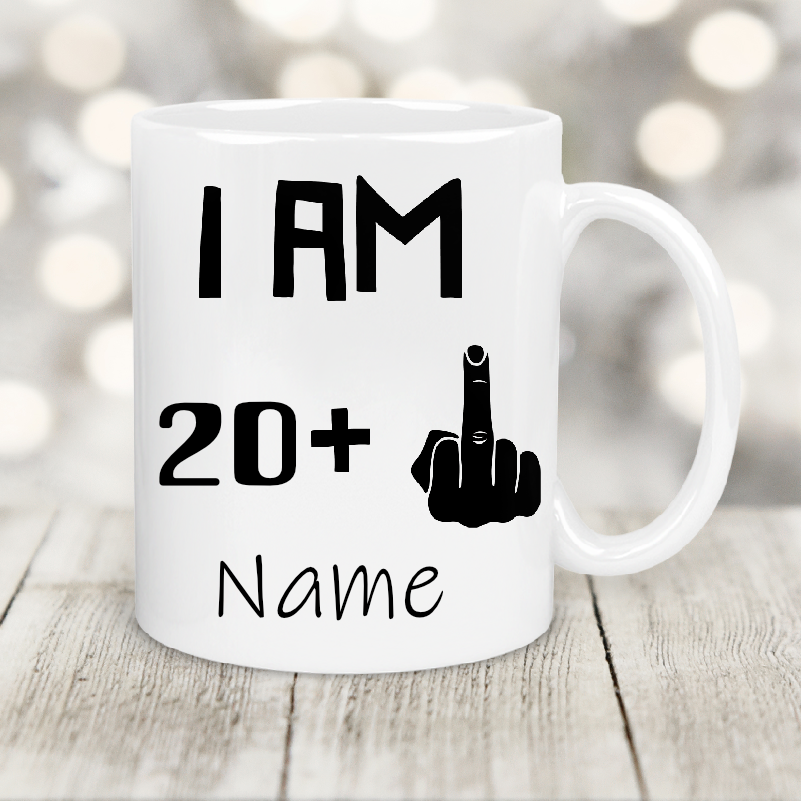 Personalised Gift Cup 21st birthday 34