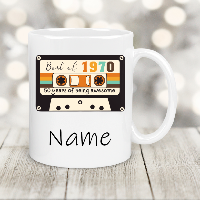 Personalised Gift Cup 50th birthday 41