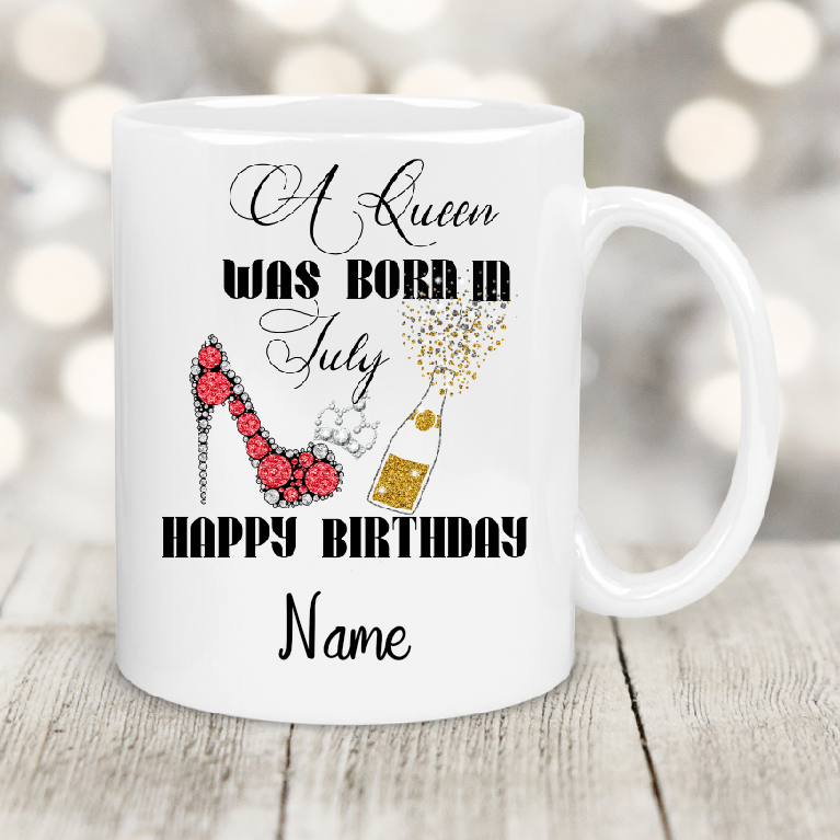 Personalised Gift Cup July Birthday Girl 44