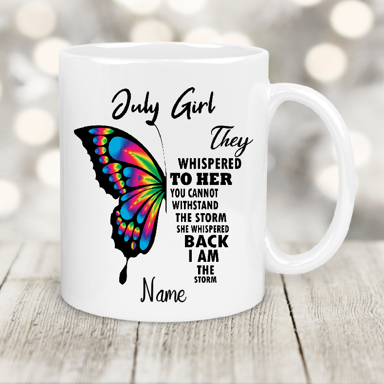 Personalised Gift Cup July Birthday Girl 45