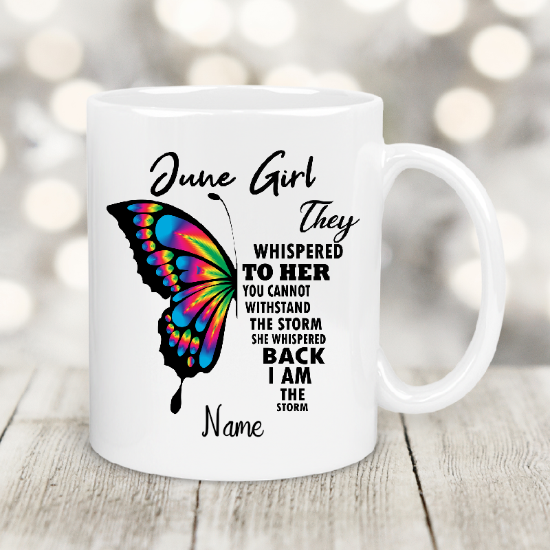 Personalised Gift Cup June Birthday Girl 46