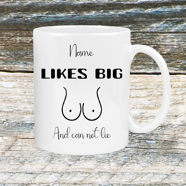 Personalised Gift Cup Boobs 56