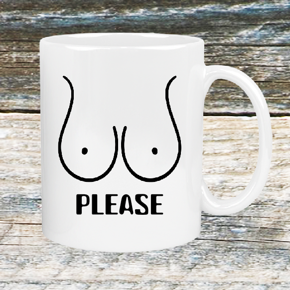 Personalised Gift Cup Boobs 57