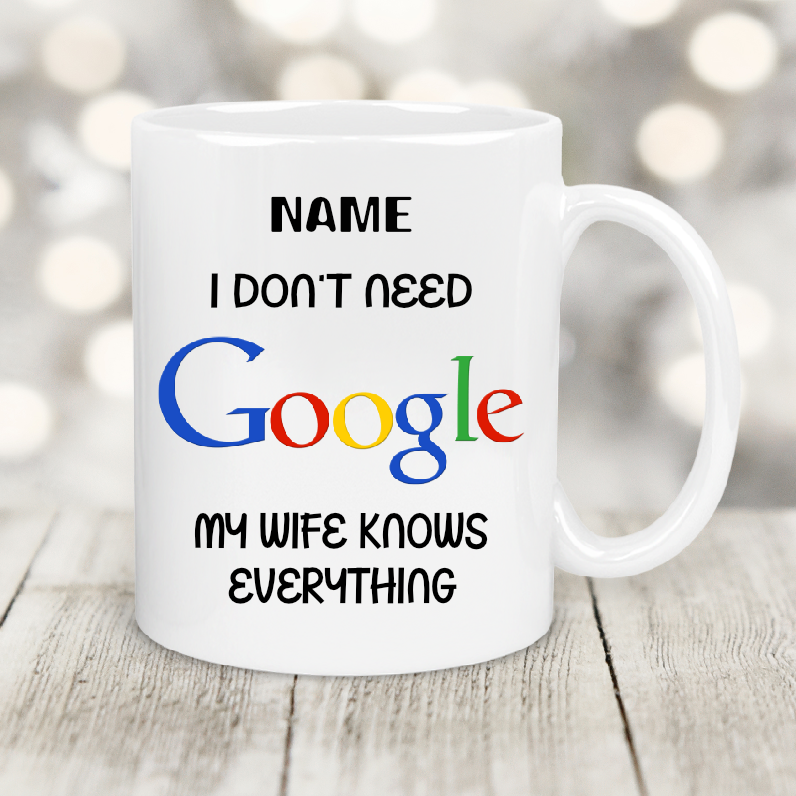 Personalised Gift Cup Google 87