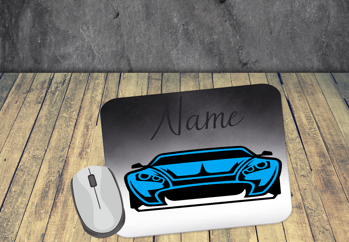 Personalised Mouse Mat Car 03