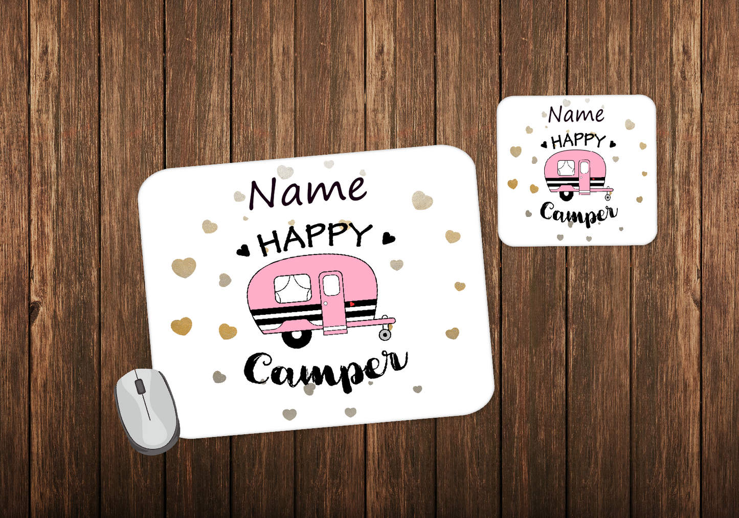 Personalised Mouse Mat And Coaster 07