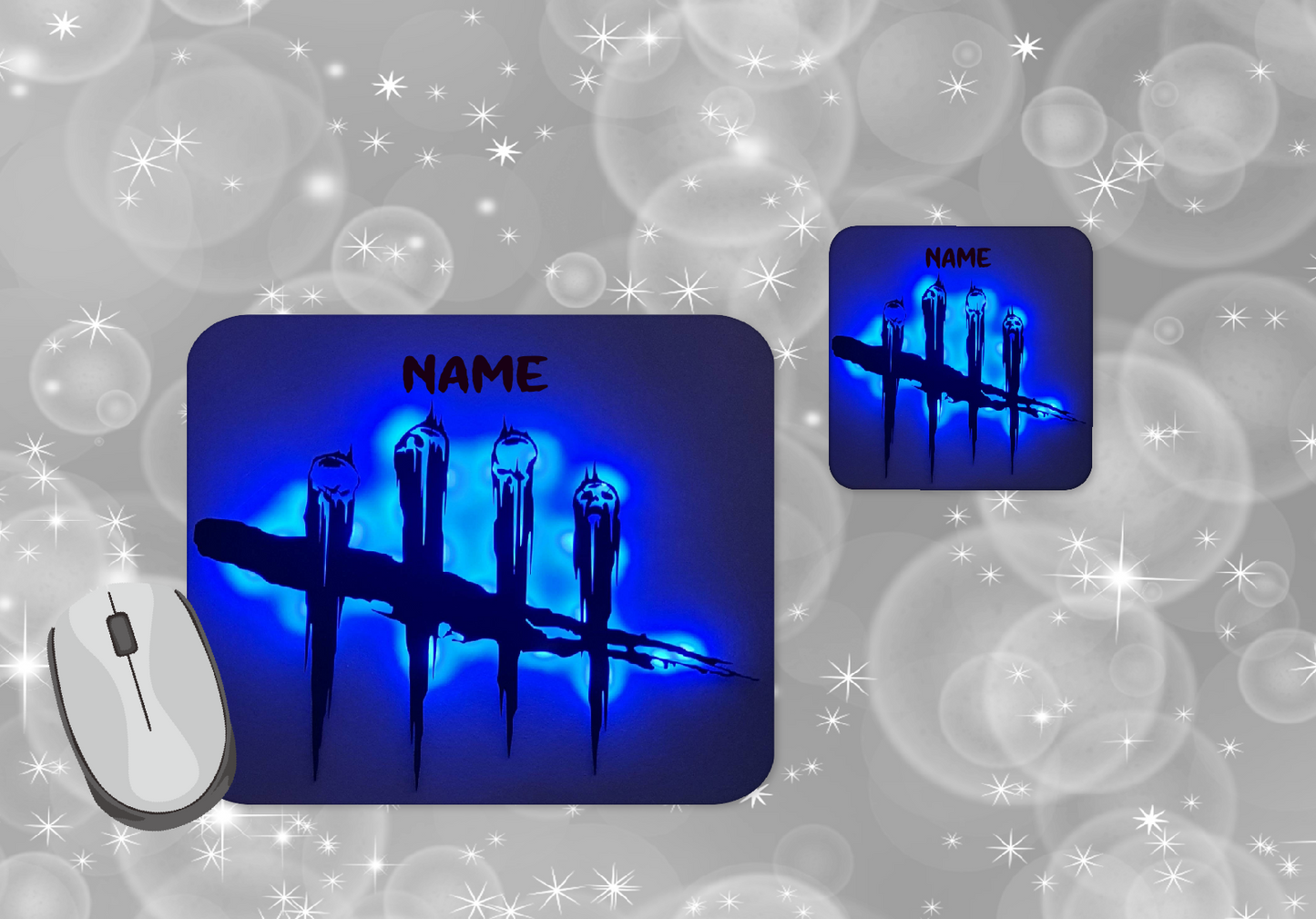 Personalised Mouse Mat And Coaster 19