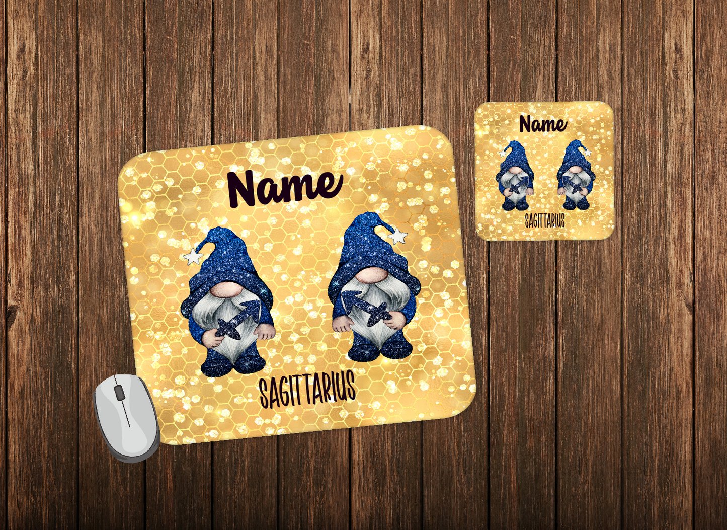 Personalised Mouse Mat And Coaster 60