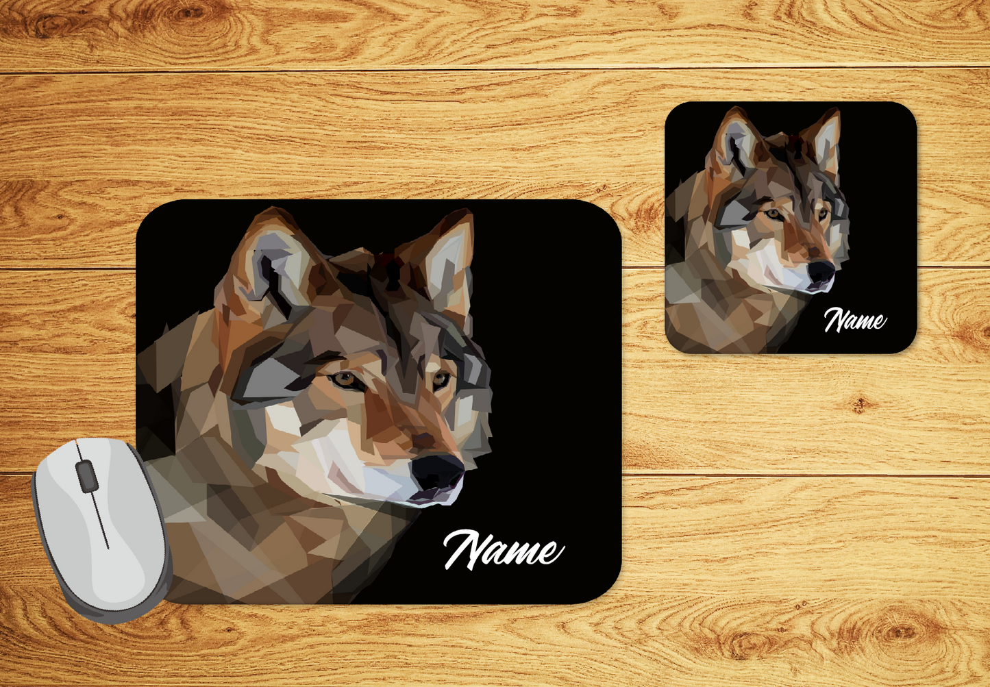 Personalised Mouse Mat And Coaster 62
