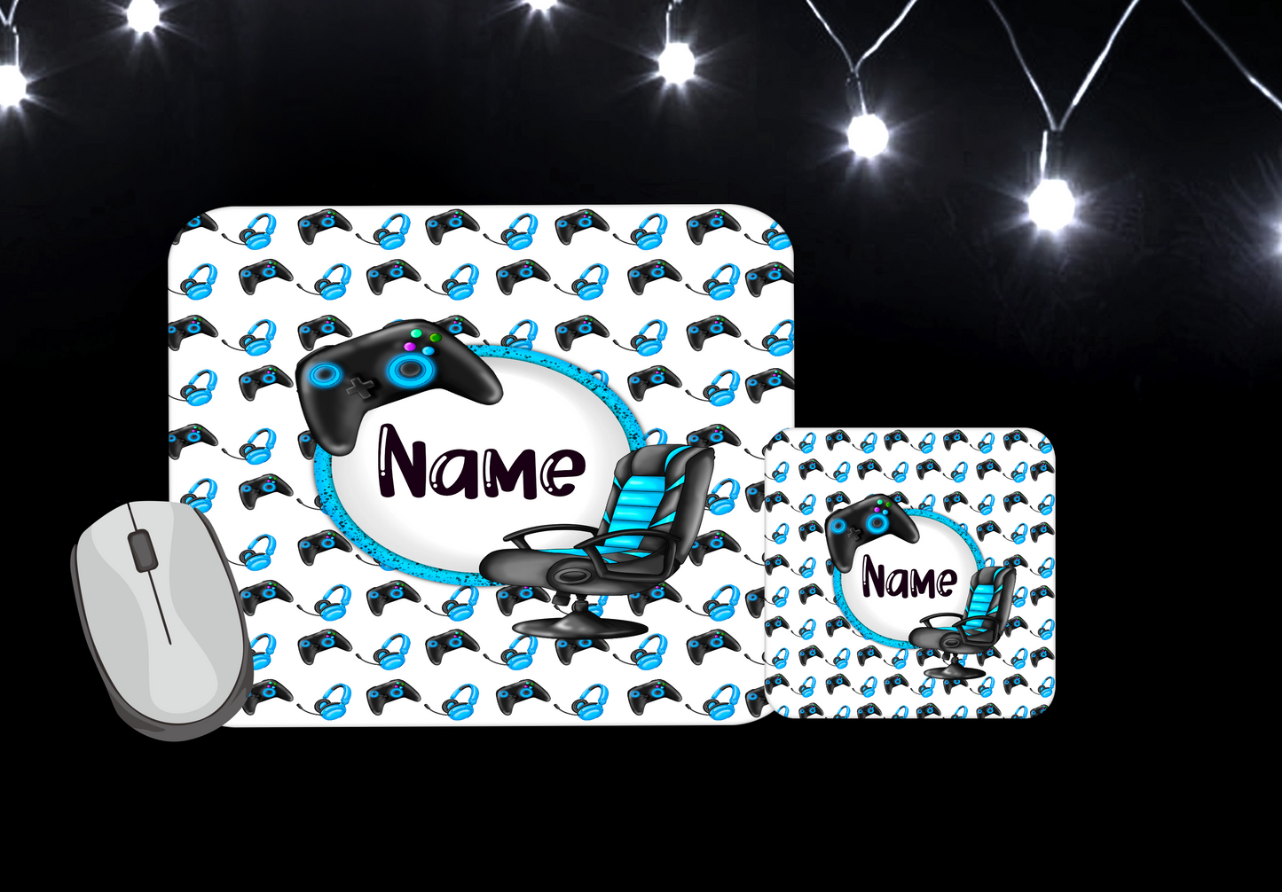 Personalised Mouse Mat And Coaster 81