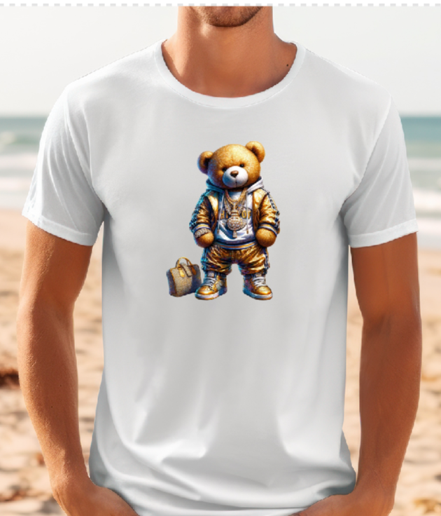Mens T-shirt Cool Bear