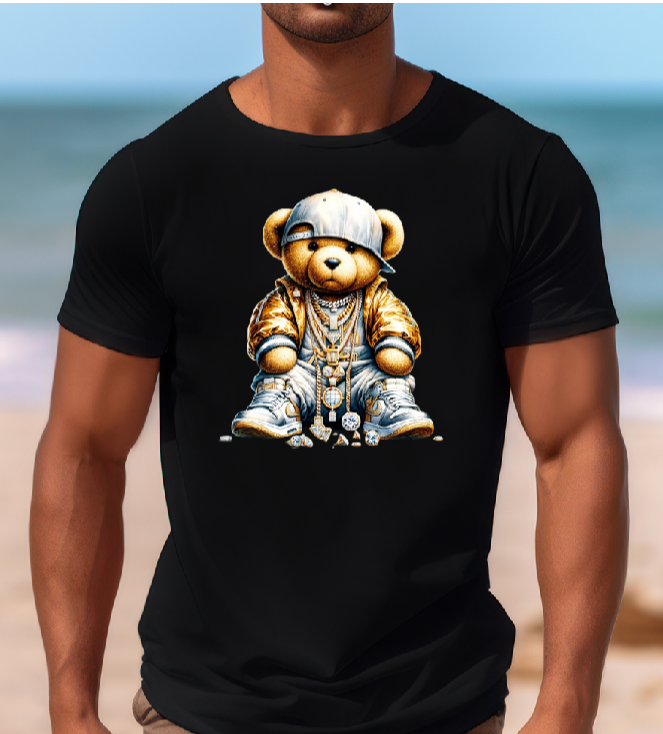 Mens T-shirt Bear Cute Bear