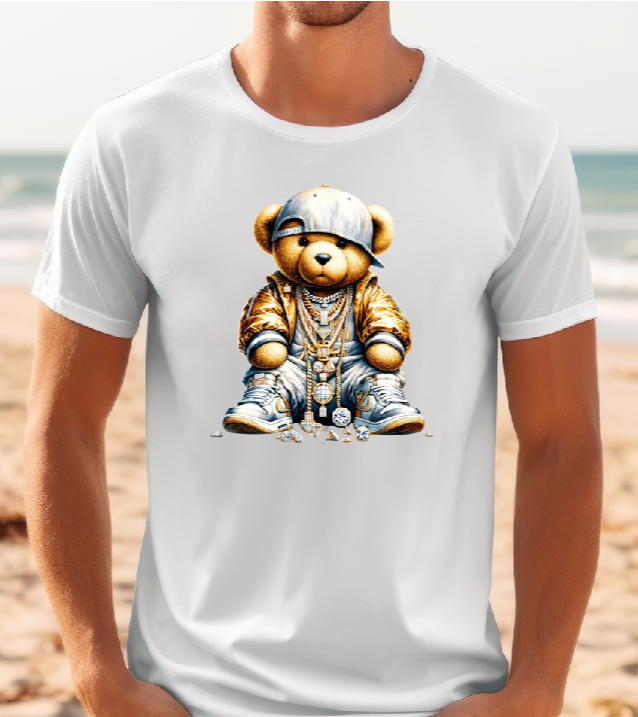 Mens T-shirt Bear Cute Bear