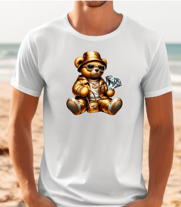 Mens T-shirt Cool Bear