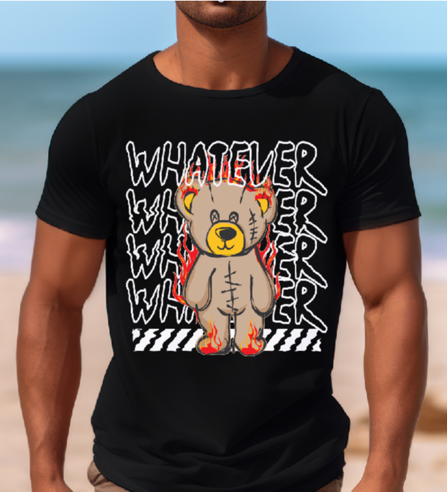 Mens T-shirt Cool Whatever Bear
