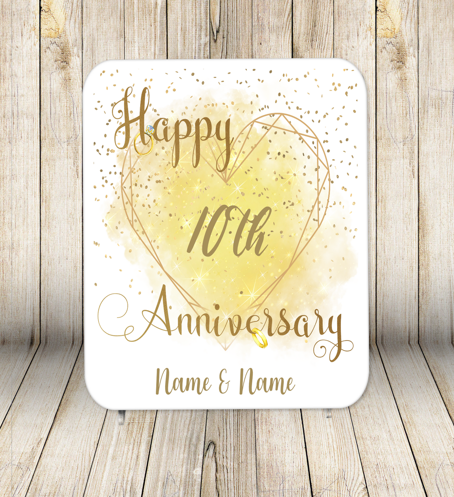 10th anniversary Aluminium Sign