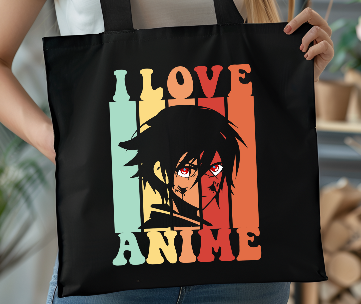 Tote Bag i love Anime