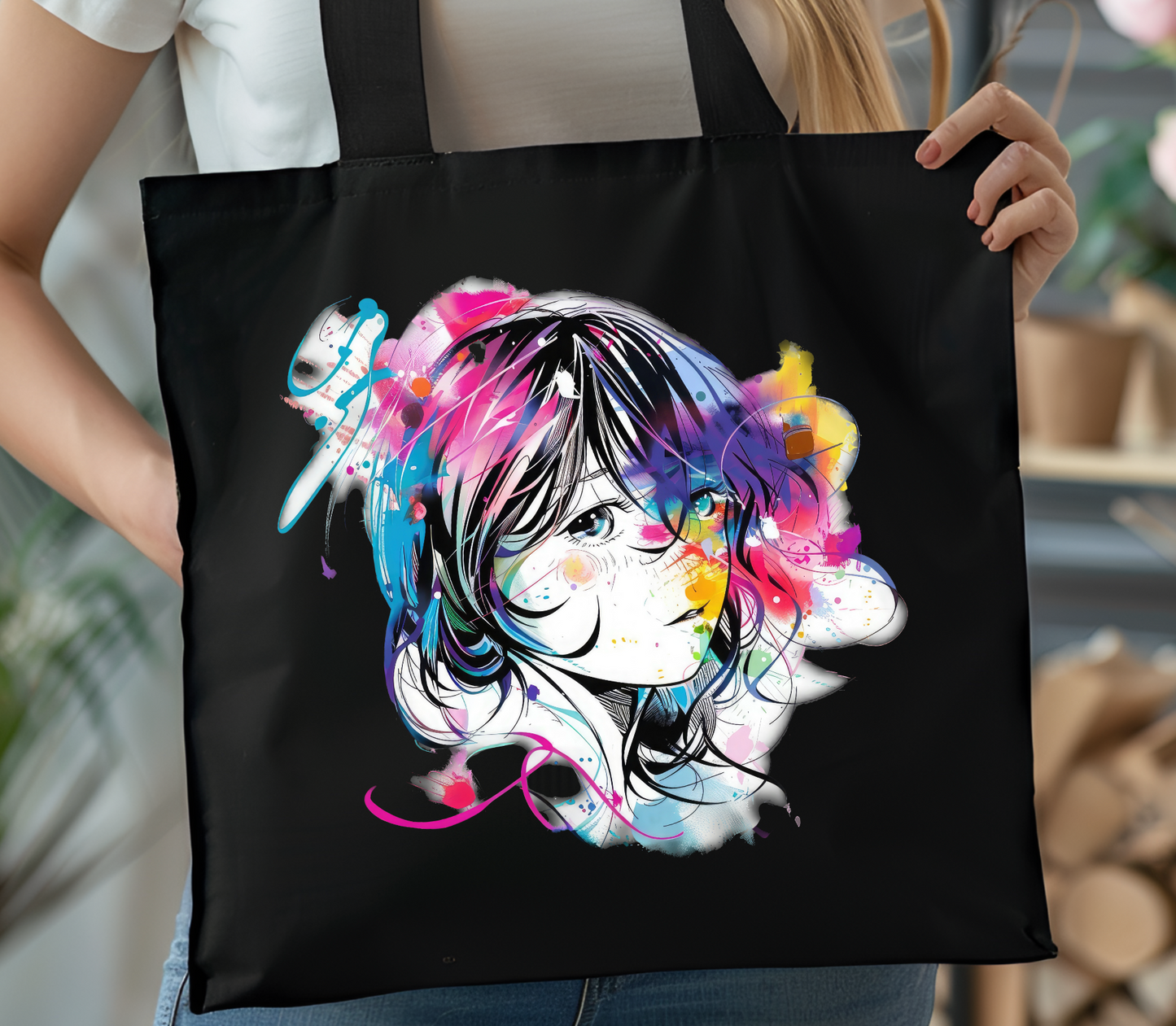 Tote Bag Anime Girl