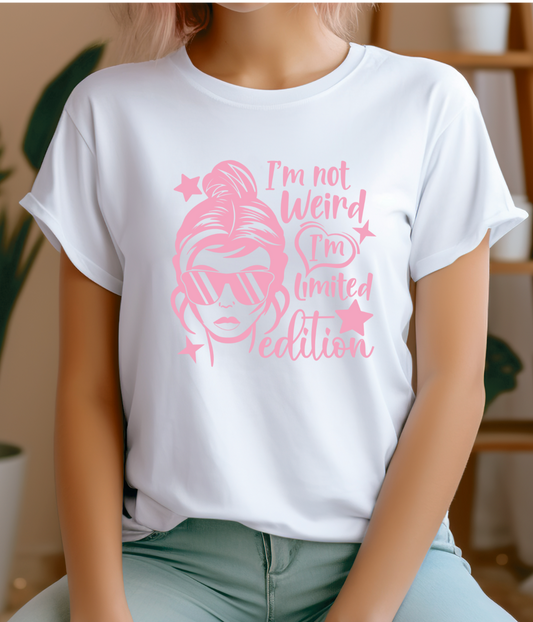 Woman's T-shirt I'm not weird