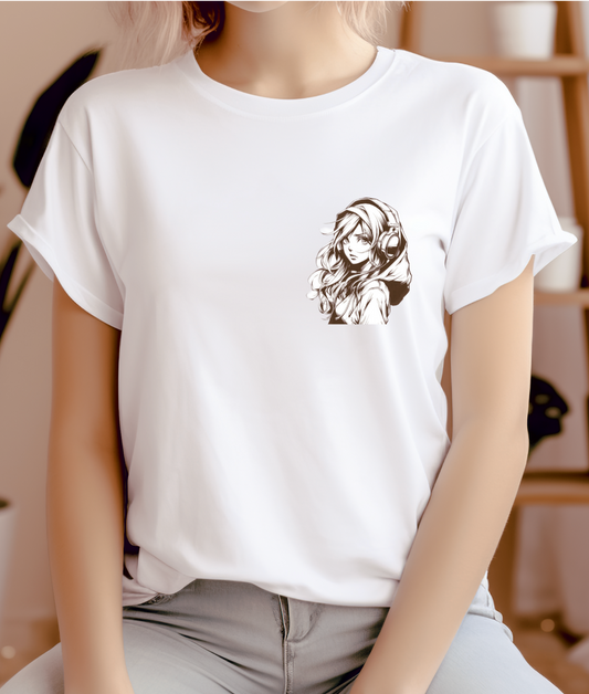 Woman's T-shirt anime girl