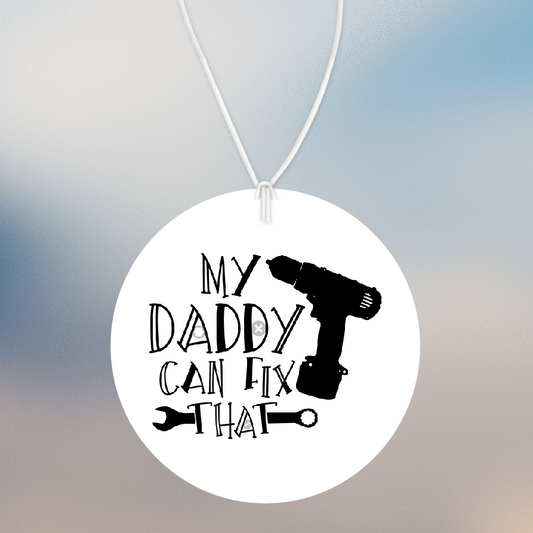 Personalised Car Air freshener My Daddy 059